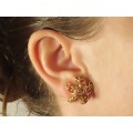 eleganti cercei "baroque sea stars ". aur 14k. manufactura de atelier spaniol